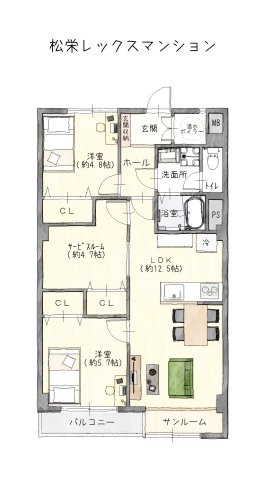 間取り：323000491682