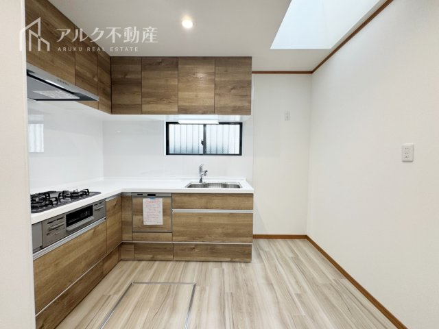 L字型キッチンで作業効率UP！