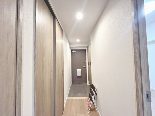 シンプルで使いやすい玄関です