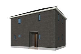 宇部市大字際波の新築戸建ての外観