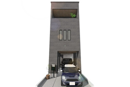 大阪市城東区鴫野東3丁目の外観パース