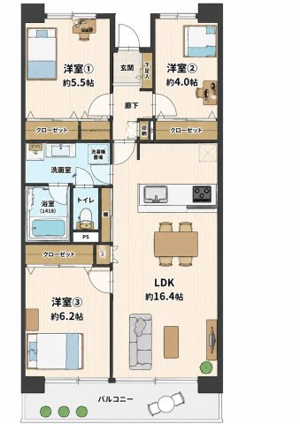 間取り：323000523099