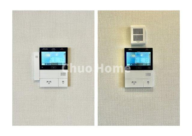 テレビモニター付きインターホンはリビングと10.3帖の主寝室にそれぞれ設置