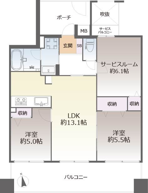 間取り：328000572509