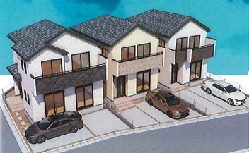 【さいたま市南区大谷口 新築一戸建て 全3棟の完成予想図】