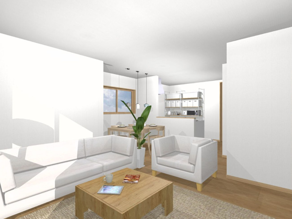 【黒住町（5期）のリビングダイニング】