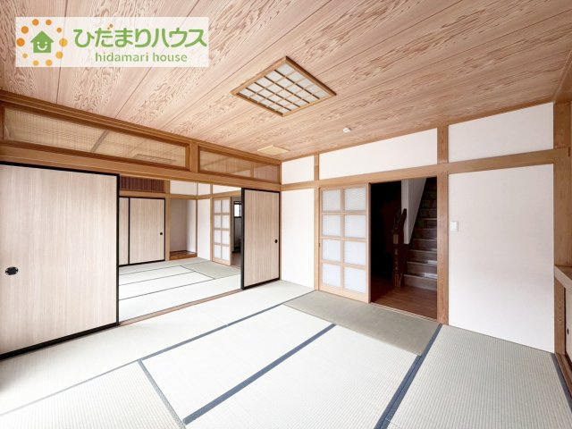赤ちゃんスペースや客間など、多彩な用途で使用できる和室☆
