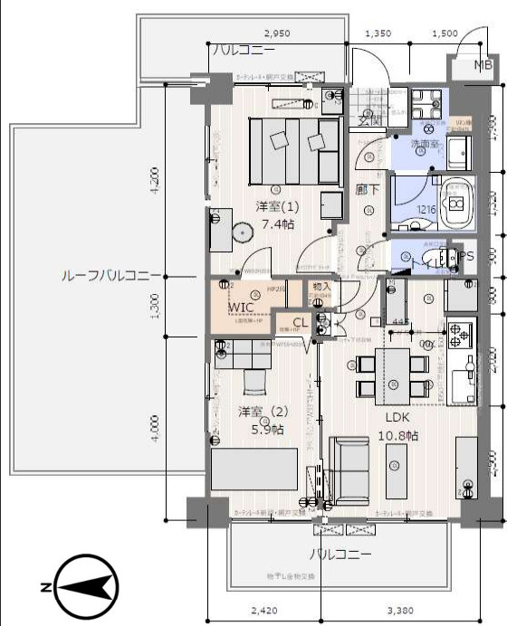 間取り：328000621411