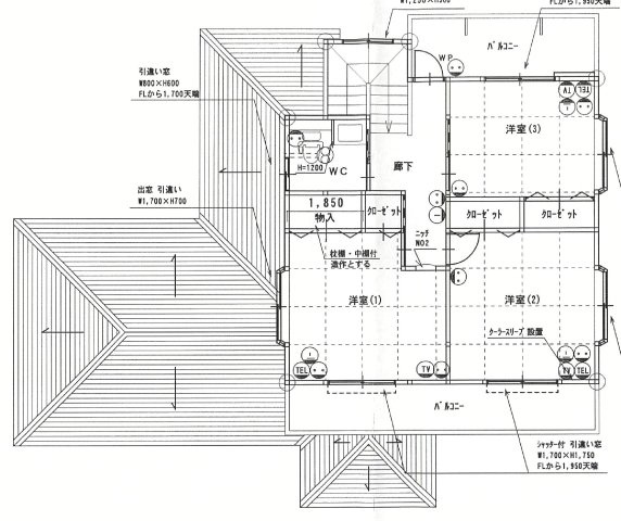 2階間取り図