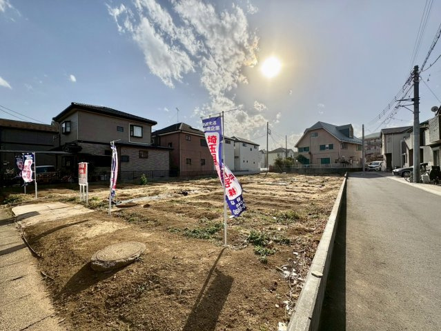 ■A区画　現地と合わせて当社施工現場のご見学も可能です！　■花田小学校まで徒歩4分(約270ｍ)・中央中学校まで徒歩14分（約1100ｍ）