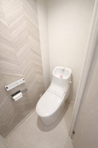 ゆったりとした空間のトイレです