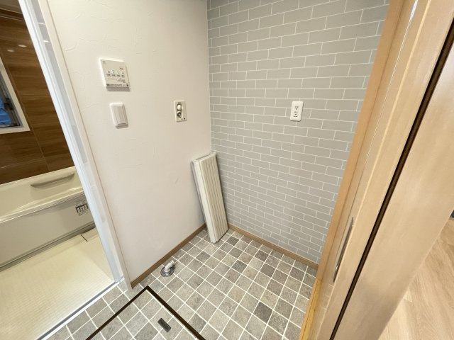 洗濯機置き場です。