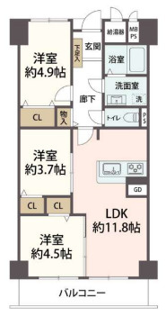 間取り：328000621454