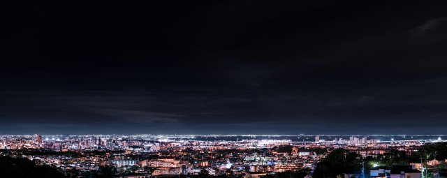 夜景（大阪市街・西宮市街・芦屋市街を望む夜景）