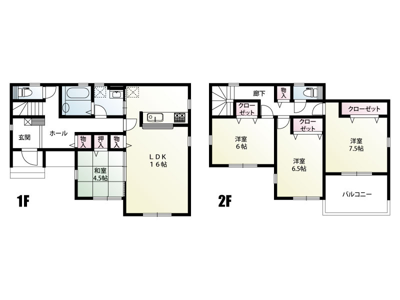 3号棟　建物面積：105.98？　　　　　　土地面積：201.70？