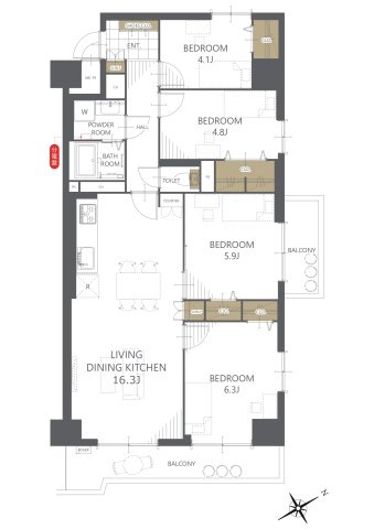 間取り：311002371592