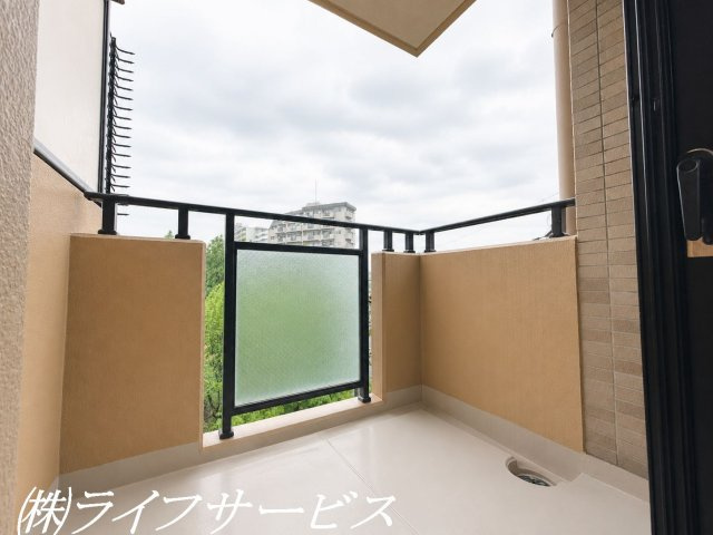 北西側バルコニー
