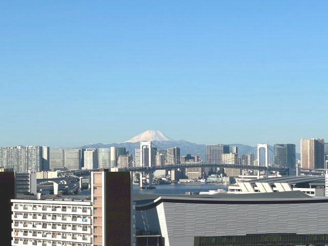 富士山を望めます