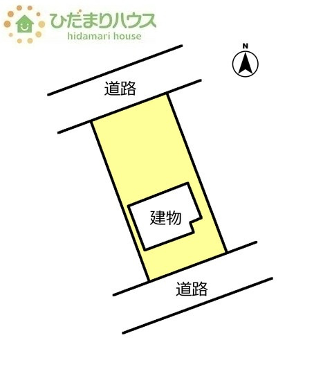 両面道路で日当たり良好！解放感があります(　*´艸｀)