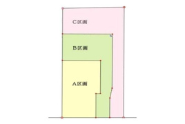 板橋区大門 建築条件付売地 A区画の区画図
