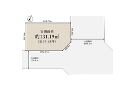江戸堀3丁目 売土地の間取り