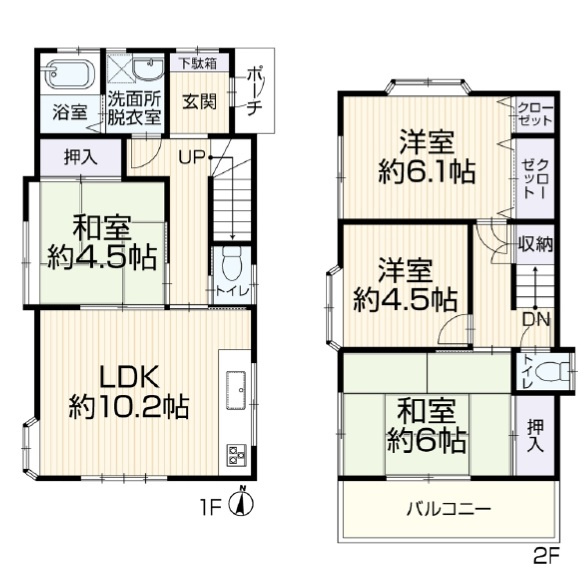 LDK10.2帖、リフォーム実施後のお引渡しになります。