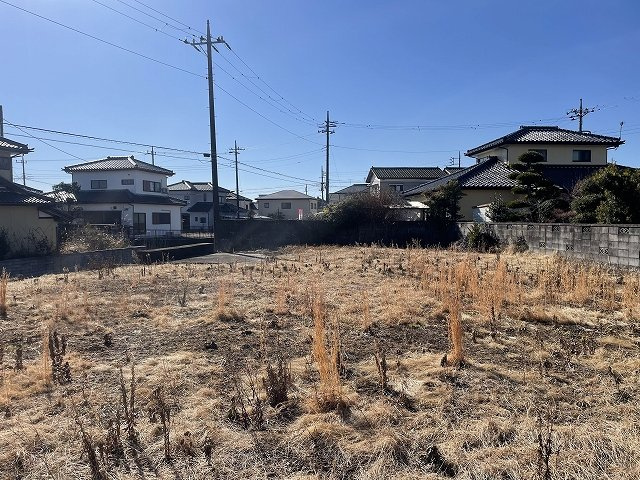 敷地北側から南方向への写真です。