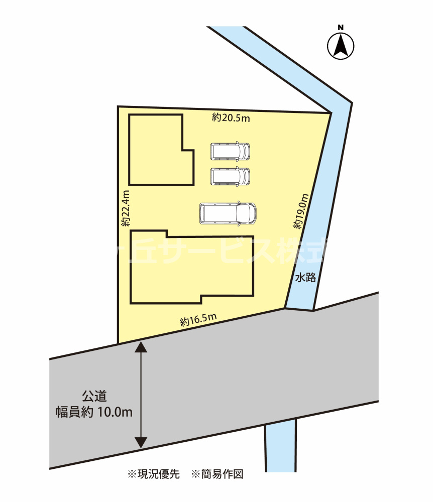 区画図です