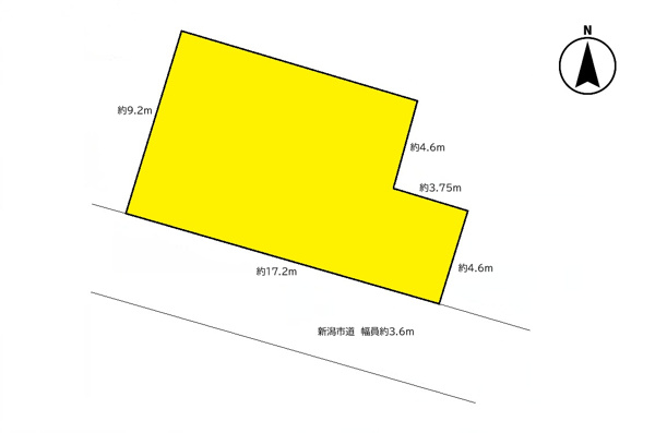 【 141 巻乙(巻3区)土地の間取り】