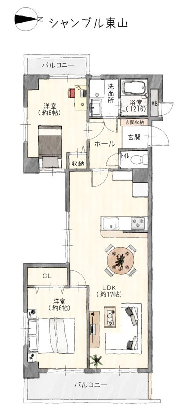 間取り：323000495126