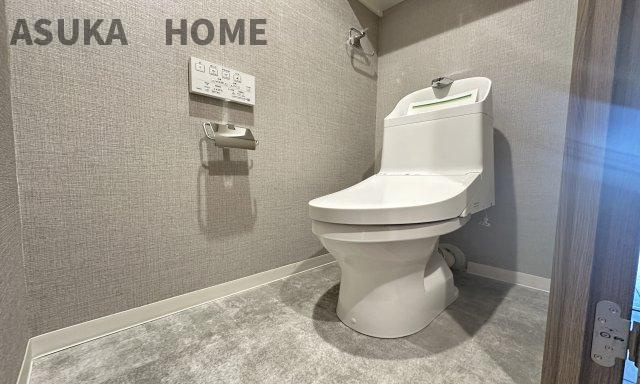 清潔そうなトイレです。