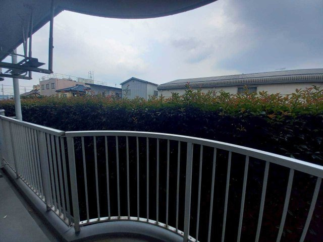 前面棟無しで風通し良好なワイドバルコニー