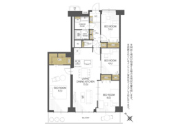マープル津田沼スカイハイツC棟の間取り