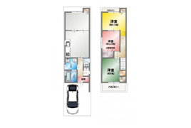 下京区七条御所ノ内中町の間取り