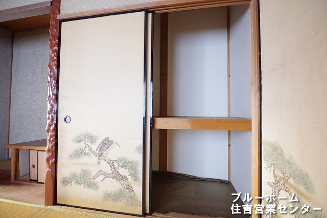 和室にある収納です！