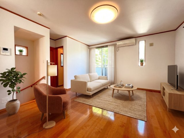 家具配置イメージ図　※本画像は生成AIを利用して家具を配置したイメージ画像となります。