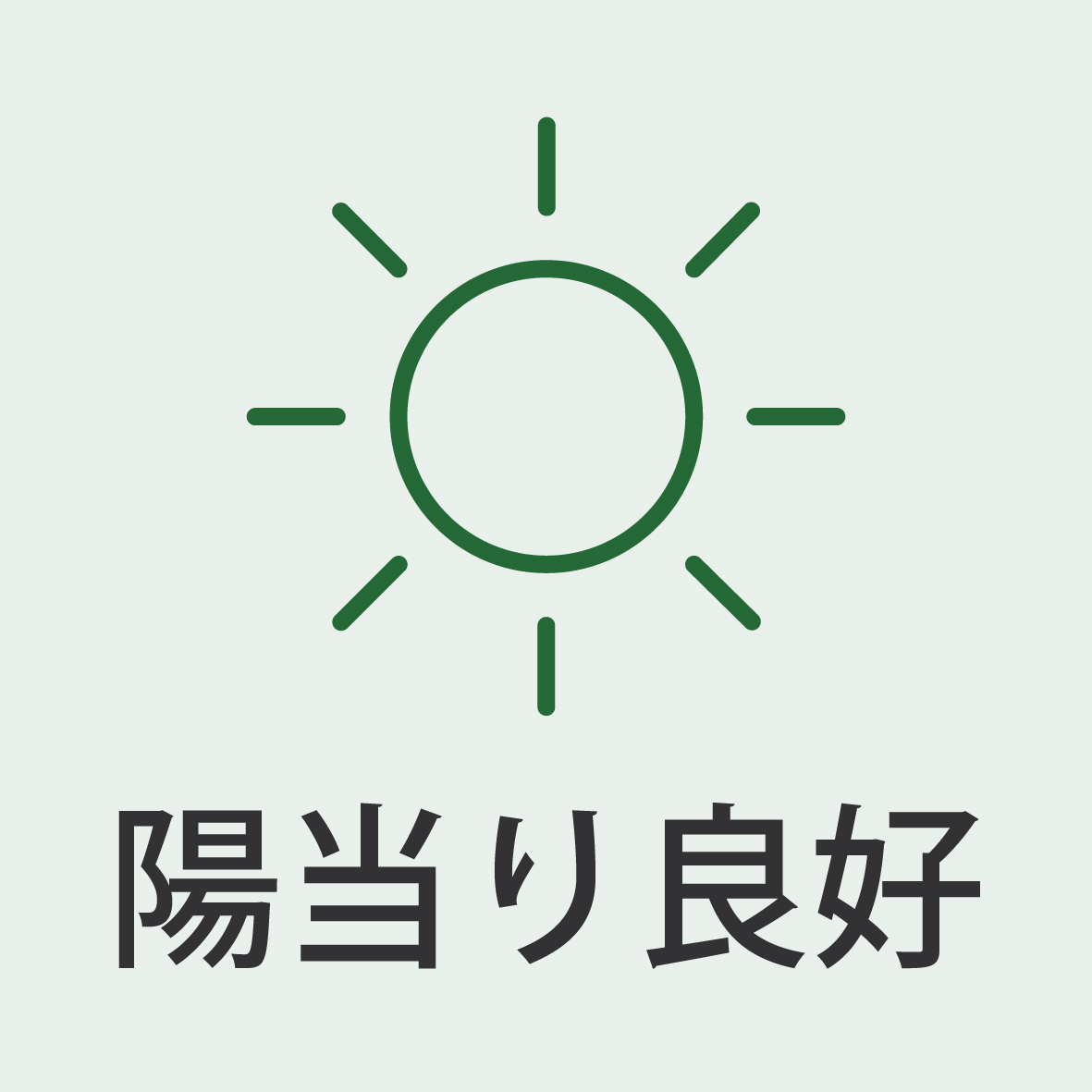 太陽が目覚まし時計。明るい光が差し込む、健やかな暮らし。