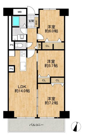 間取り：327002611064