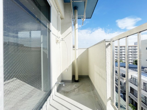 大久保ローヤルコーポのバルコニー