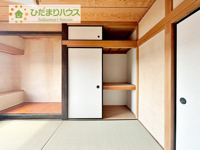 和室の収納は横開きクローゼット！しまった物の出し入れも楽々です(^^)