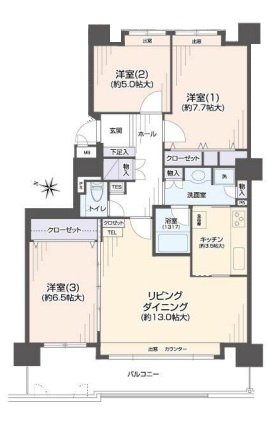 間取り：301000109065