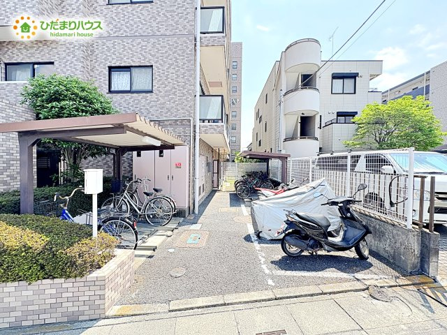 駐輪場部分です！