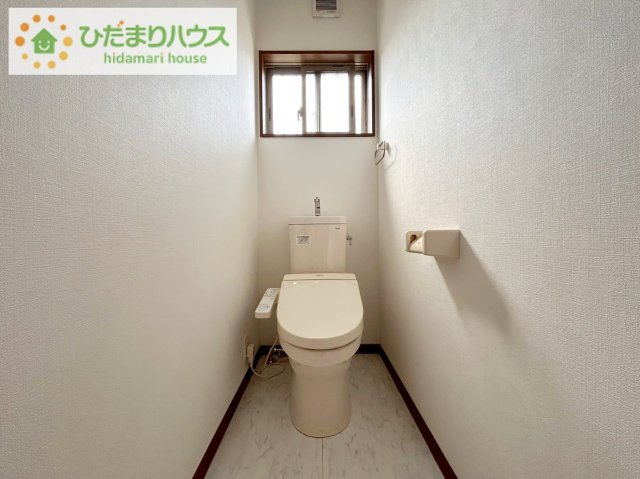 環境にもやさしい、少ない水量でしっかり流す節水型トイレを設置！