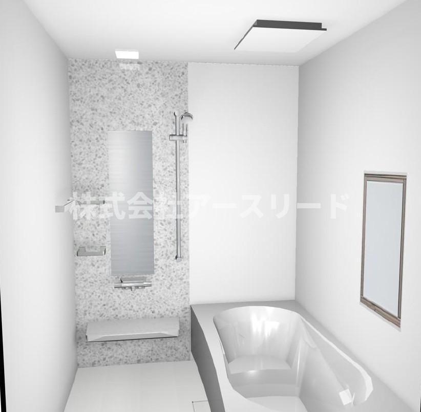 【浴室】震度6強相当の振動にも負けない強度。浴室全体を保温材で完全防備で温かさを逃がしません。高品位ホーローの壁はお手入れ簡単で清潔。エコシャワーを採用。浴室暖房換気でオールシーズン快適な浴室に。