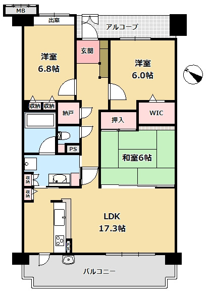 間取り：328000611816