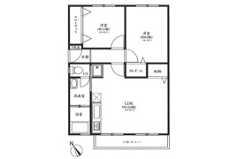 日野市百草の中古マンションの間取り
