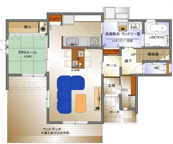 1階平面図