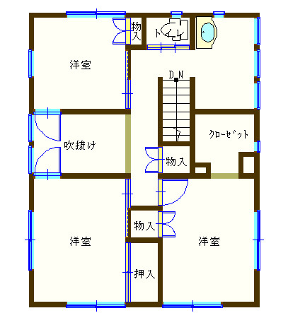 【新潟市北区松浜東町2丁目 未入居の間取り】