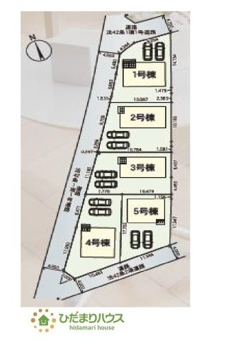 角地なので開放的で陽当たり良好。