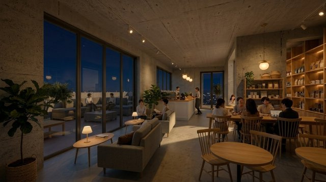 事業用テナントビル参考プラン（建物価格34200万円、建物面積434.90平米）